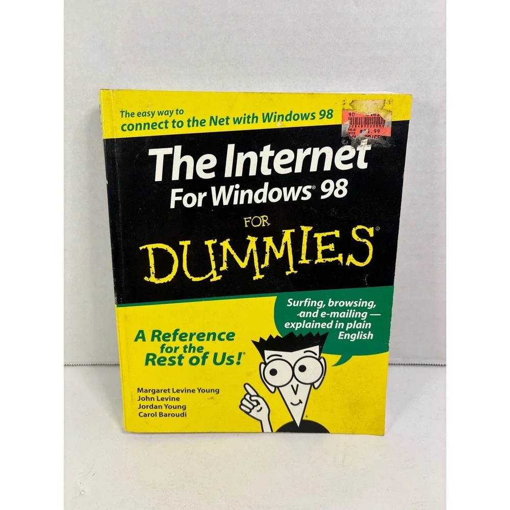 The Internet For Windows 98 For Dummies Vintage Tech Guide Book 1998 IDG Books